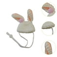 thumbnail image 6 of oshhni Small Animals Hat Hamster Hat Adjustable Decorative Cute Hand Knitted Hat Pet Headgear for Rodent Rats Parrots Lizards rabbits, 6 of 9