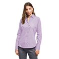 thumbnail image 2 of Premier - Camisa lisa de popelín de manga larga para mujer (Lila), 2 of 2