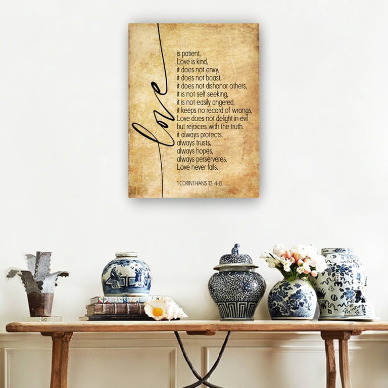Wall Quotes Love Is Patient 1 Corinthians 13 4 7 Bible Verse Love Is