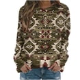 thumbnail image 2 of Cilsoka Oversized Hoodies for Women Gym Cute Sweatshirt for Women Trendy Womens Pullover Tops Tops for Women Trendy Fall Winter 3/4 Sleeves My Orders past Orders, 2 of 5