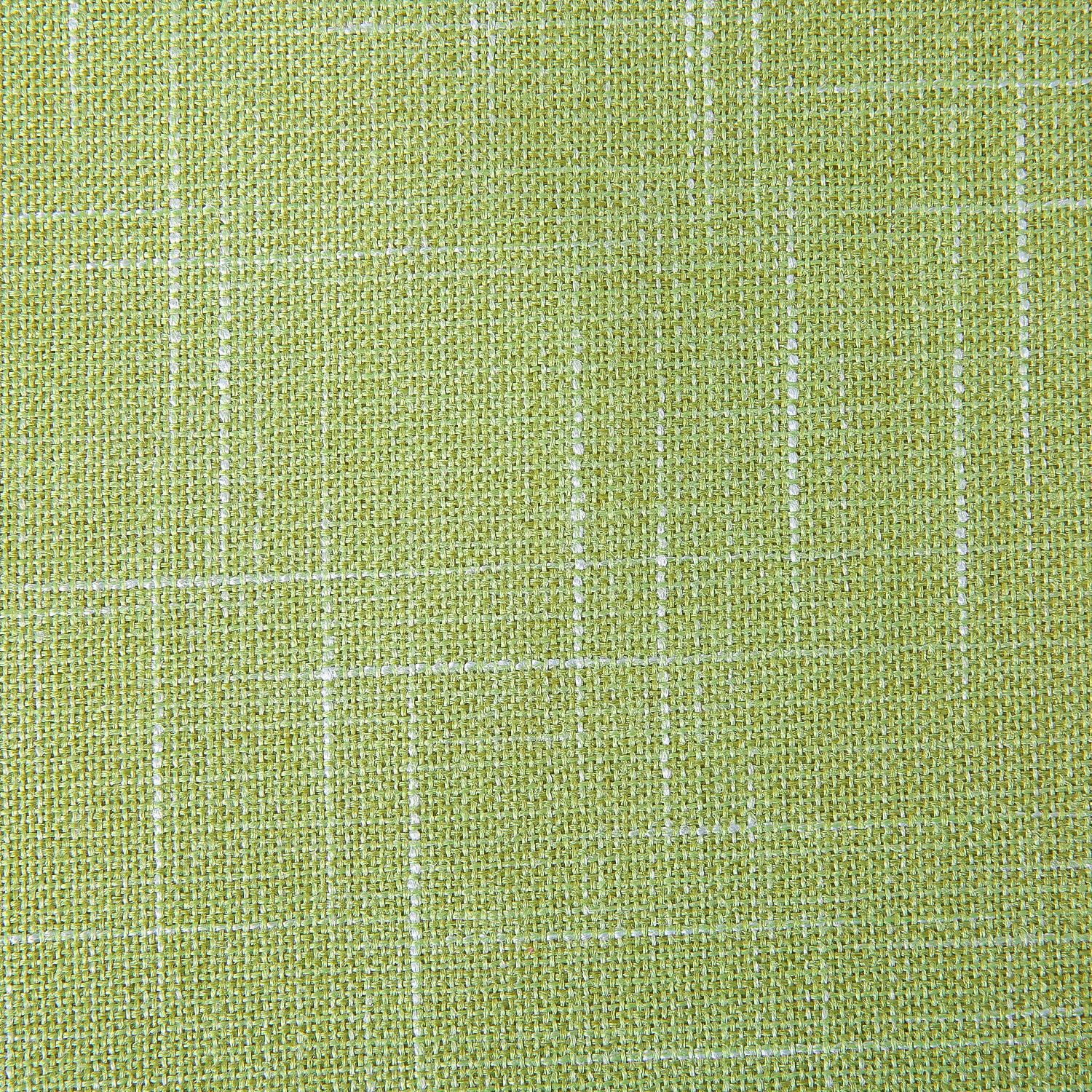 Phantoscope Soft Textured Linen-Look Decorative Throw Pillows, 18 x 18 in, Light Green, 2 Pack