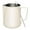 White, variant on Milk Frothing Pitcher,12/20oz Milk Frother Cup with Clear Scale,304 Stainless Steel Cappuccino Espresso Machine Accessories for Barista Coffee Bar with Latte Art Pen,Silver