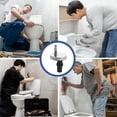 thumbnail image 2 of FELTECHELECTR 1 juego de tornillos para bisagras de asiento de inodoro, pernos para bisagras de asiento de inodoro, bisagras de repuesto para asiento de inodoro, 2 of 7