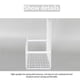 thumbnail image 4 of Detrás De La Puerta Cesta De Almacenamiento Gabinete Colgante Cesta Colgante De Almacenamiento Colgante De Puerta Sin Perforaciones Con Hierro Forjado Hueco Para Dormitorio Doméstico Sweethay HA016522-00, 4 of 7