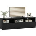 thumbnail image 1 of HOMCOM Modern TV Table with 3 Cabinets, 85 Inch TV Stand for Living Room, 1 of 10