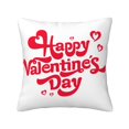 thumbnail image 1 of Happy Valentine's Day Throw Pillow Cover, 1 of 5