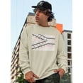 thumbnail image 2 of Two Way Railroad Sweatshirt Men's -Taher Saoud Designs, 2 of 4