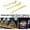 Disposable Cutlery Set C, variant on LACKUST Disposable Party Supplies Dinnerware Set for Birthday Wedding,Disposable Gold Plastic Tableware Set - 25PC Cutlery Spoon Fork Set for Hot Party