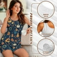 thumbnail image 6 of TSOVTHRID Guitar Records Music Note Print Pajama Set for Women Summer Sleeveless Tank Tops Pjs Sets 2 Piece Lounge Set Comfy Shorts Sleepwear, Size L, 6 of 7