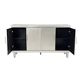 thumbnail image 5 of Kojooin Sideboard Buffet, Modern Buffet Storage Cabinet, 59.84'' Large Size 4-Door Cabinet, 330 Lbs Capacity Bar Cabinet Station Buffet Table For Hallway, Kitchen, Living Room, 5 of 7