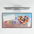 thumbnail image 4 of Peace Love Pride Siamese with Rainbow Sunglasses LGBT LGBTQ+ Desk Mat Full Keyboard Mouse Pad Cat Lover Kitten Owner Gifts Large Mousepad - 01004, 4 of 5