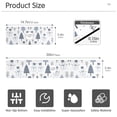 thumbnail image 3 of Yayeee Faucet Mat for Kitchen Sink 14.7" Diatomite Long Splash Guard Pad, Cute Snowmen, 2 Pack, 3 of 7