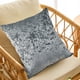 thumbnail image 4 of Funda de almohada de terciopelo elástico con cuadrados de color liso para sofá de sala de estar, tamaño 17,72 x 17,72 pulgadas, 4 of 6