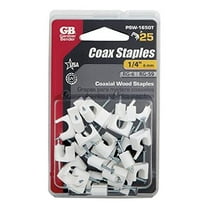 Gardner Bender GB Psw-1650T Coaxstpl 1/4" Wht25Cd