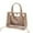 Khaki, variant on Transparent Fashion Tote Bag Versatile Shoulder Handbag For Shopping Gym And Travel