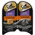 thumbnail image 2 of (3 pack) Sheba Wet Cat Food Pate, Roasted Chicken & Liver Entree, 2.6 oz Perfect Portions Twin Pack Tray, 2 of 9
