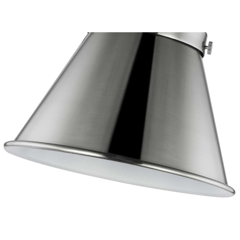 P710085-031-Progress Lighting-Hinton - Wall Brackets Light - 1 Light - Cone Shade in Coastal style - 8.25 Inches wide by 9.63 Inches high-Black Finish