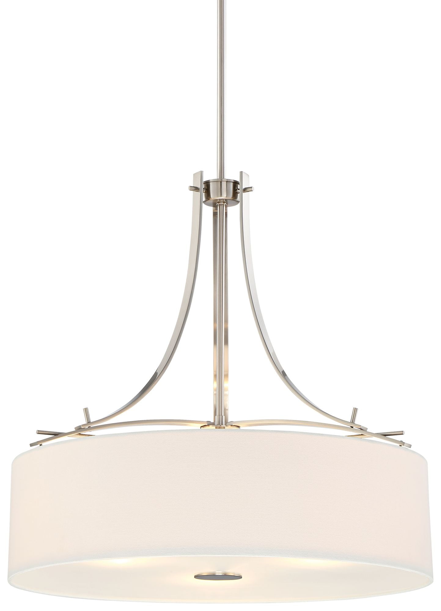 3 light brushed nickel pendant