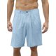 thumbnail image 1 of Lucakuins - Pantalones cortos de lino y algodón para hombre, informales, de corte clásico, con cordón frontal plano, pantalones cortos de playa de verano con bolsillos Lucakuins moda, 1 of 5