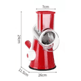 thumbnail image 2 of Vegetable Cheese Grater Slicer - Rotary Handheld Grater Shredder Grinder, 2 of 5