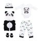 thumbnail image 1 of Ropa de muñeca, accesorios de vestuario para muñecas de 18 pulgadas, juguetes de moda para hacer tú mismo. 5 piezas negras, 1 of 5