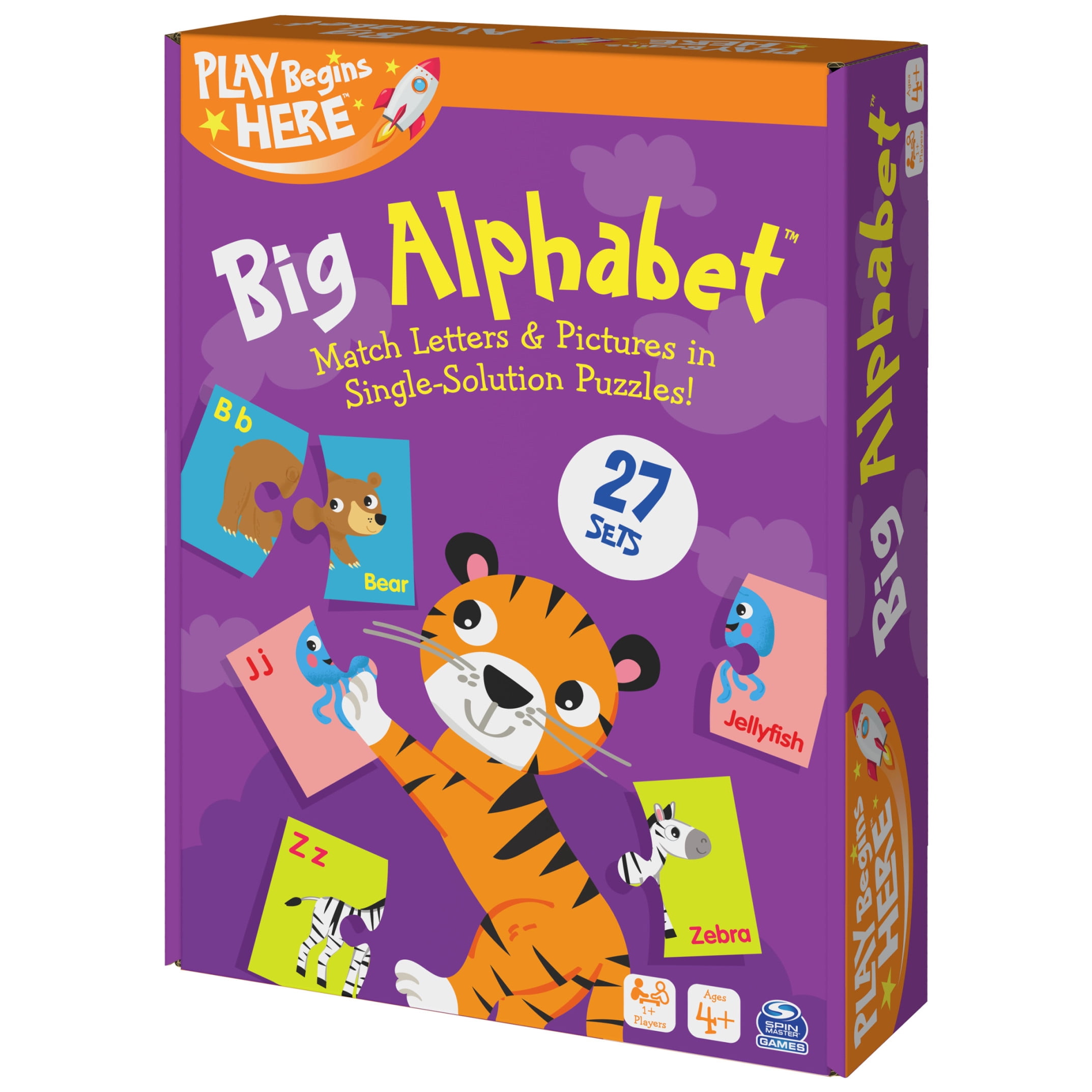 Match and Learn Alphabet Game, for Kids Ages 3 and up