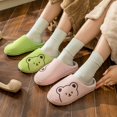 thumbnail image 7 of NOKIO Women's Fuzzy House Slippers Indoor Soft Warm Kawaii Shoes with Cushion Sole, Cute B𝖾𝖺r Ca𝗋𝗍oon Slipper Winter S𝗅ip On Furry Slides Comfy Warm Bedroom Footwear, 7 of 7