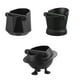 thumbnail image 2 of Yuarrent Contenedores de café de acero inoxidable, posos de negros, ahorro de espacio integrado con botes de basura de Base plana inclinada para Juegos de servir café y té Raya Yuarrent HA011215-03, 2 of 6