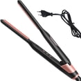 thumbnail image 1 of KIPOZI Pencil Flat Iron, Small Flat Iron for Short Hair and Pixie Cut, 0.3 Inch Titanium Beard Hair Straightener with Variable Temperature, Dual Voltage, 1 of 9