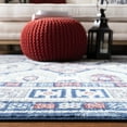 thumbnail image 5 of SAFAVIEH Kazak Jancis Geometric Area Rug, Blue/Grey, 6'7" x 6'7" Square, 5 of 11