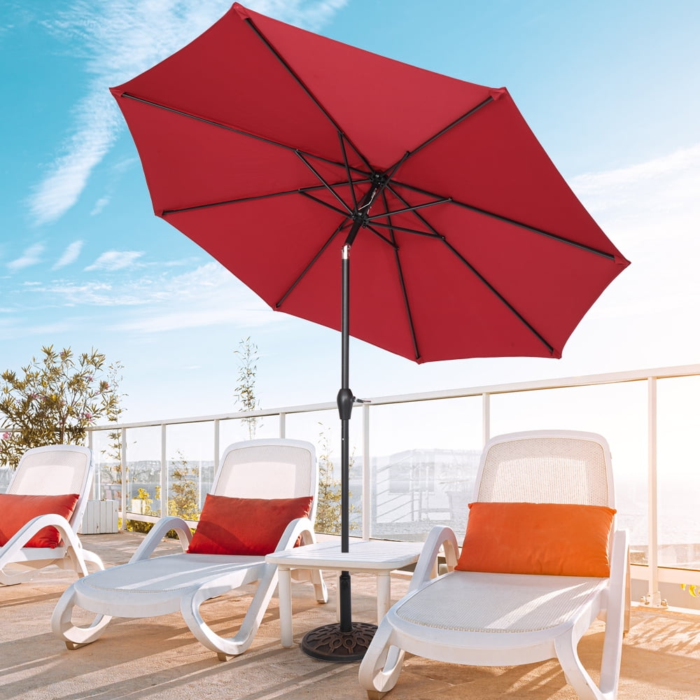 Private Jungle 9Ft Patio Umbrella, Outdoor Patio Umbrella, Hanging Heavy Large Round Sun Umbrella for Backyard Swimming Pool Market Balcony Deck, Red Private Jungle 9Ft Patio Umbrella, Outdoor Patio Umbrella, Hanging Heavy Large Round Sun Umbrella for Backyard Swimming Pool Market Balcony Deck, Red