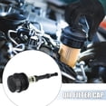 thumbnail image 2 of Unique Bargains Black Oil Filter Cap Cover A6511800138 A6511800038 for Mercedes‑Benz E350 GL450 ML350, 2 of 6