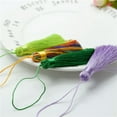 thumbnail image 4 of U8MO 3'' Ice Silk Tassel Lot Trim Key Chian Pendant Jewelry Making DIY Tassels-6# army green, 4 of 9
