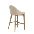 thumbnail image 3 of Eurostyle Tabouret Baruch 26" Rembourré en Tan et Noyer, 3 of 4
