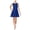 Blue - lazulite, variant on Maison Jules Womens Jacquard Fit & Flare Dress