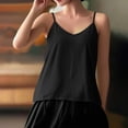 thumbnail image 5 of Women's Loose V-Neck Sleeveless Tank Top - Lightweight Cotton Linen Halter Sun Top, Breathable Solid Color Vest for Summer Casual & Beach Wear, 5 of 5