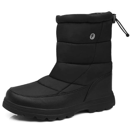 Warm Snow Boots Mid Calf Snow Boot Women Men Winter Warm Boots with ...