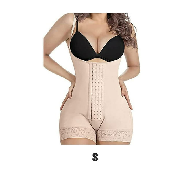 serony Ceinture Post-Partum Ajustable Haute Compression Shapewears Respirant Haute Ventre Bretelle Modelage Fête Corset Brûleur de Graisse Shapewear Couleur Peau S