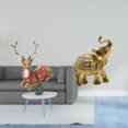 thumbnail image 2 of Estatua de reno, alce, ciervo, , escultura, adorno de mesa, figurita de resina, artesanías, animal decorativo para sala de estar, oficina, dor, 2 of 8