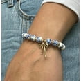 thumbnail image 3 of Beads Bow Charm Bracelet for Women Flower Vintage Bracelet Handmade Stretch Beaded Dainty Romantic Jewelry Gifts, 3 of 10