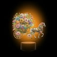 thumbnail image 3 of DIY Diamond Art Painting Creative Design 7-color Dimming Home Decoration Night Light Lighting Ornaments (Double-sided Diamond)-BN13, 3 of 9