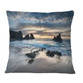 thumbnail image 2 of Designart Beautiful Porthcothan Bay - Seashore Throw Pillow - 16x16, 2 of 5