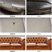 SEISSO 4-Pack Leather and Suede Repair Creams, 1.59 oz, Black, Brown, White, Waterproof