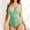 Green, variant on HUPOM Women's Panties Mid Waist Pull-On Jumpsuit Sleep Underwear on Clearance Green Size 2XL