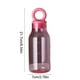 thumbnail image 3 of 500ml Plastic Water Bottle | Minimalist Semi-Transparent Frosted Cup | Leak-Proof Sealed Graduated Design | Portable Strap | Durable for Outdoor, Fitness, Camping | Dishwasher Safe | 16.9oz, 3 of 6