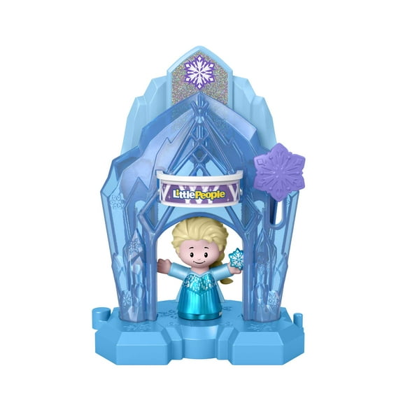 Disney Frozen Elsa’s Palace Little People Portable Playset with Figure for Toddlers