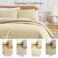 thumbnail image 3 of Southshore Fine Living, Inc. Twin XL Quilt Bedding Set, Dorm Room Essential Bedding, Soft Sand, 3 of 9