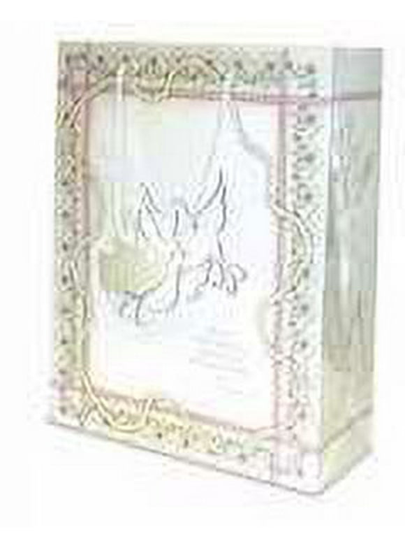 Gift Bag-Doves & Pearls W/Tissue & Tag-Small (Pack Of 6)
