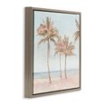 thumbnail image 3 of Stupell Industries Faded Palms on Beach Brown Framed Floater Canvas Wall Art design by Amber Sterling, 18 x 18, 3 of 9