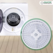Equator 3.5 cu.ft. 110V Compact Digital Vented Sensor Dryer in White